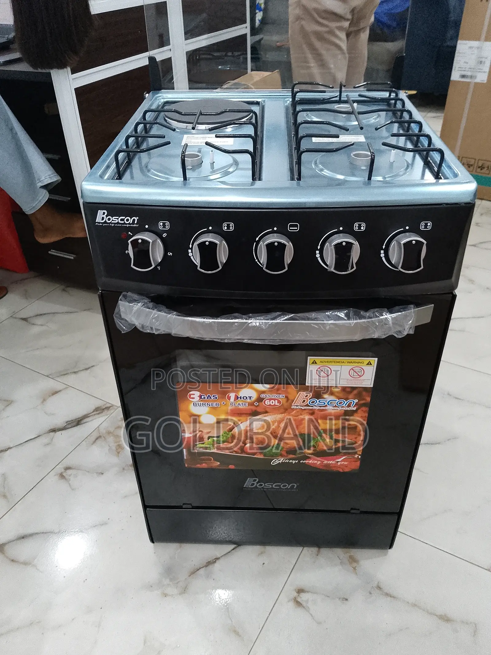 Boscon (Bos-Gss500) 3+1 Culinary Delight Burner Gas Cooker