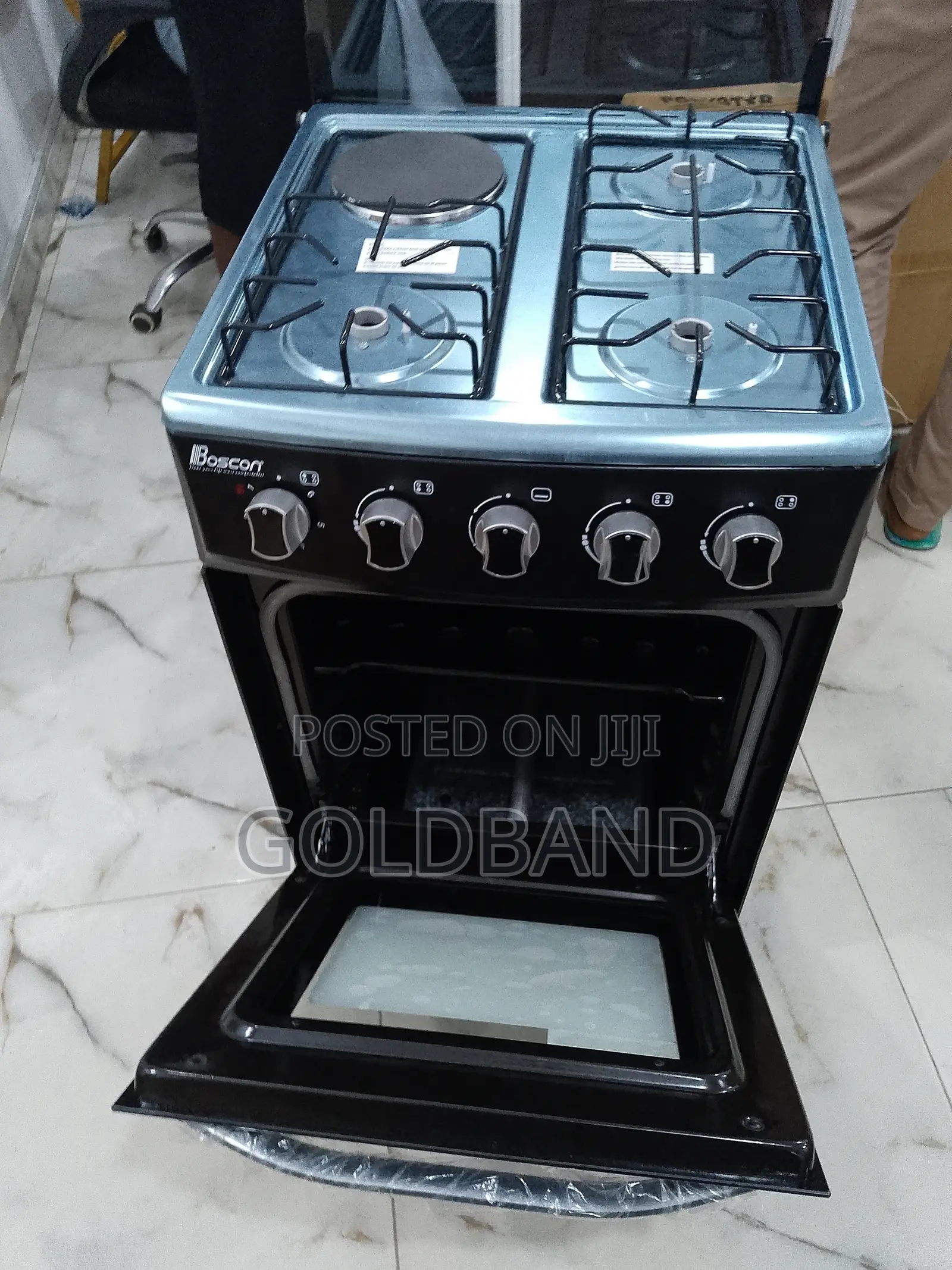 Boscon (Bos-Gss500) 3+1 Effortless Burner Gas Cooker