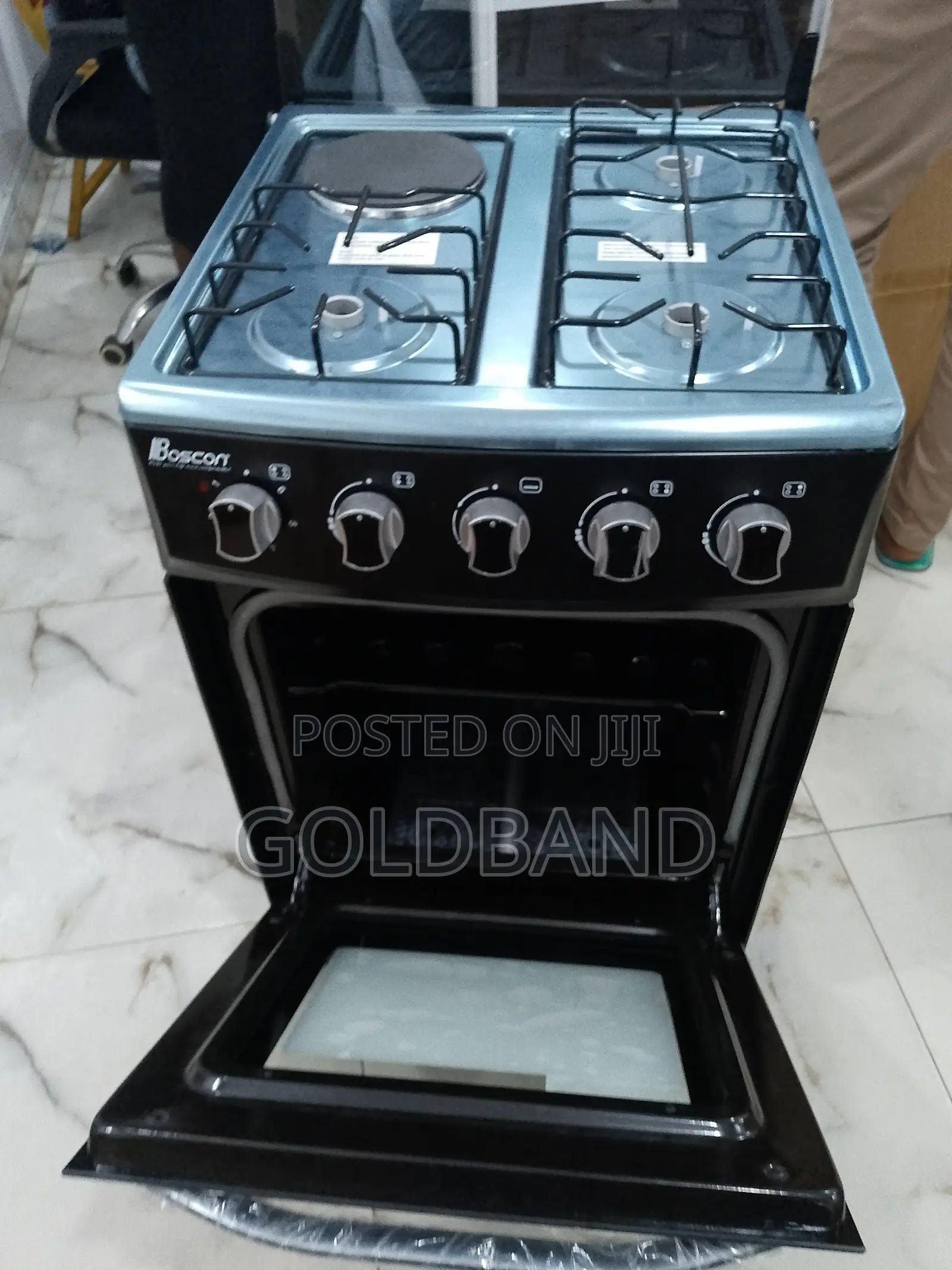 Boscon (Bos-Gss500) 3+1 Dependable Burner Gas Cooker