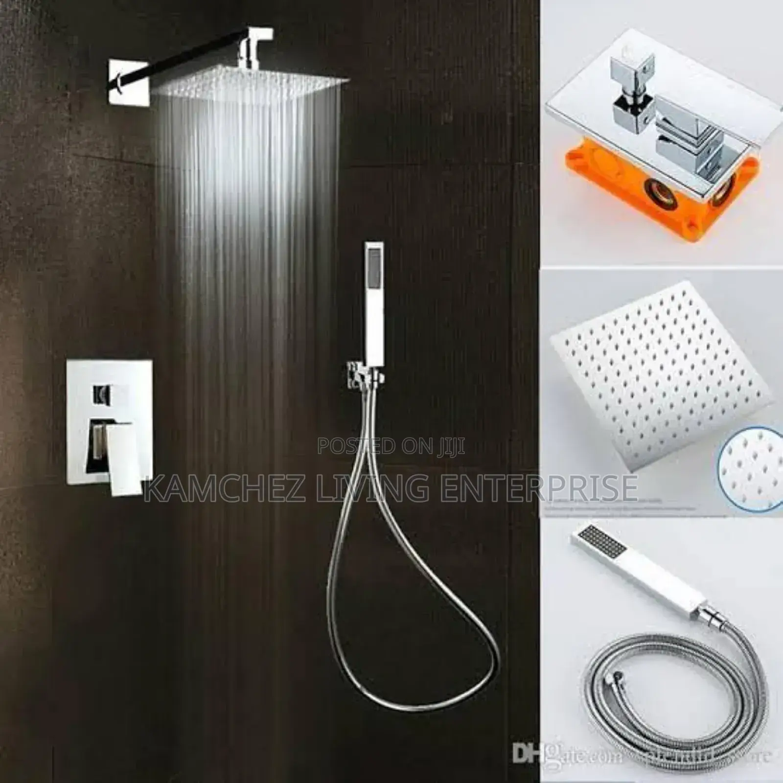 Luxury 4 Ways Conduit Shower– Dual Head