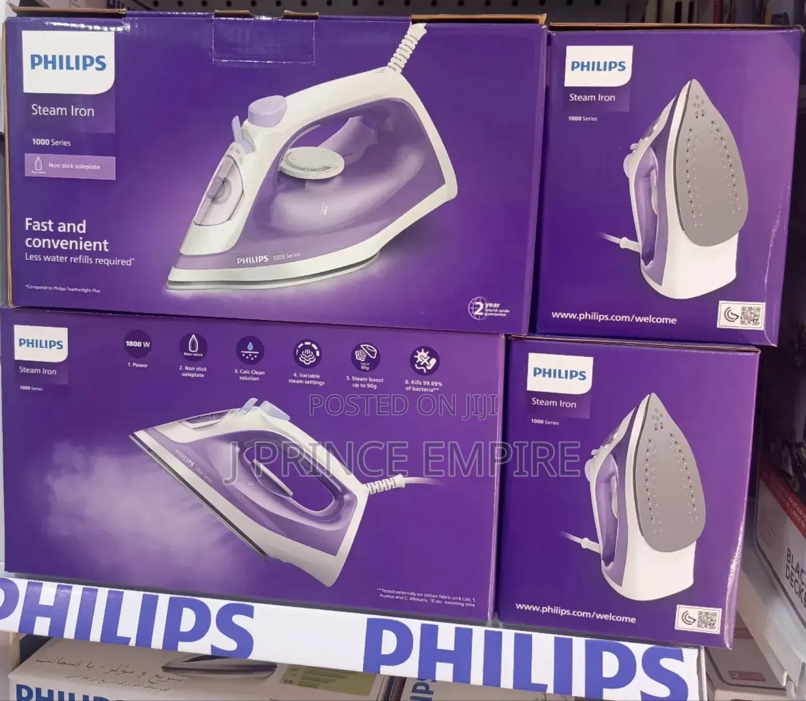 Philips 1000 Series Steam Iron -Efficient, Hygienic and Fast