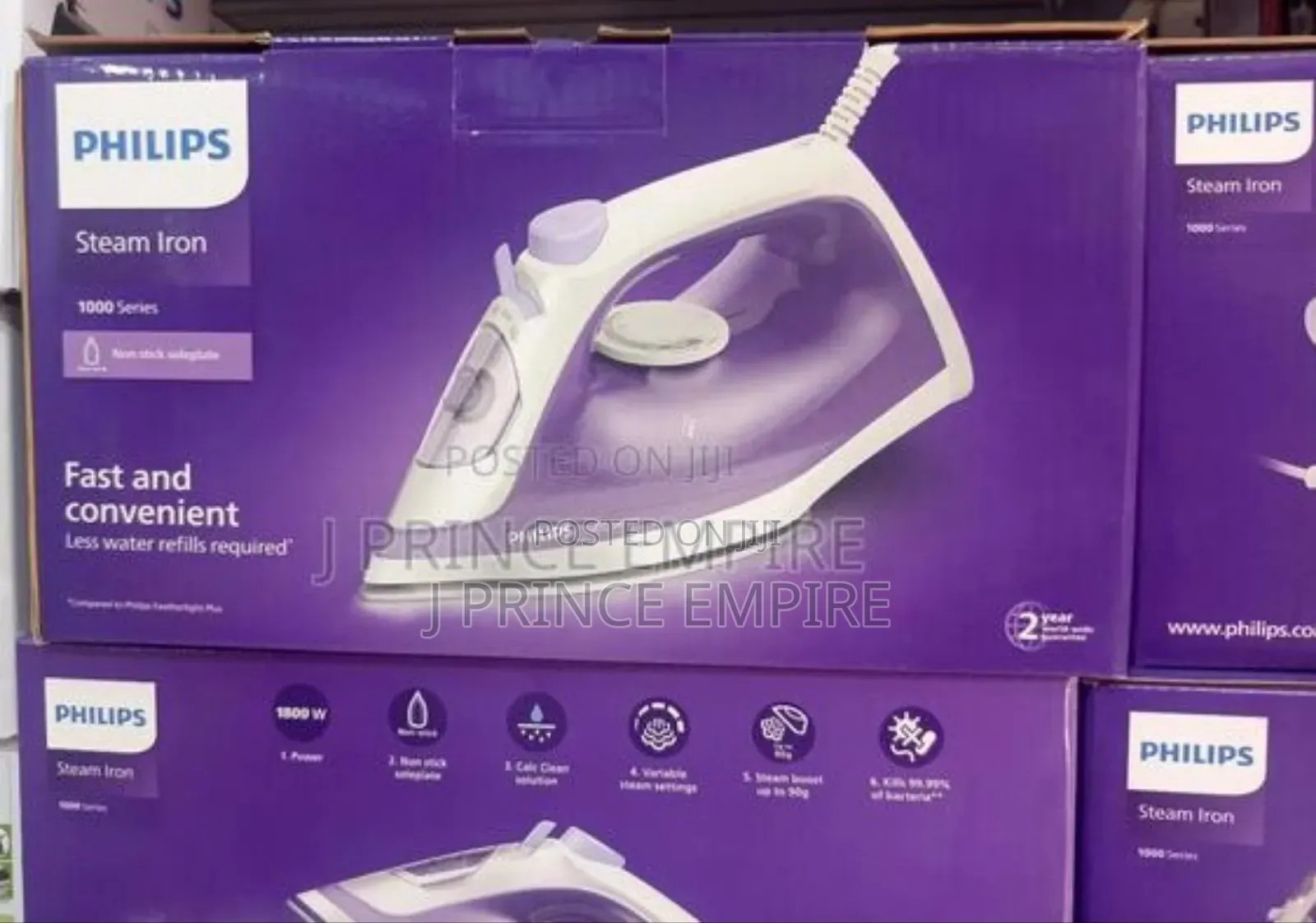 Philips 1000 Series Steam Iron -Efficient, Hygienic and Fast