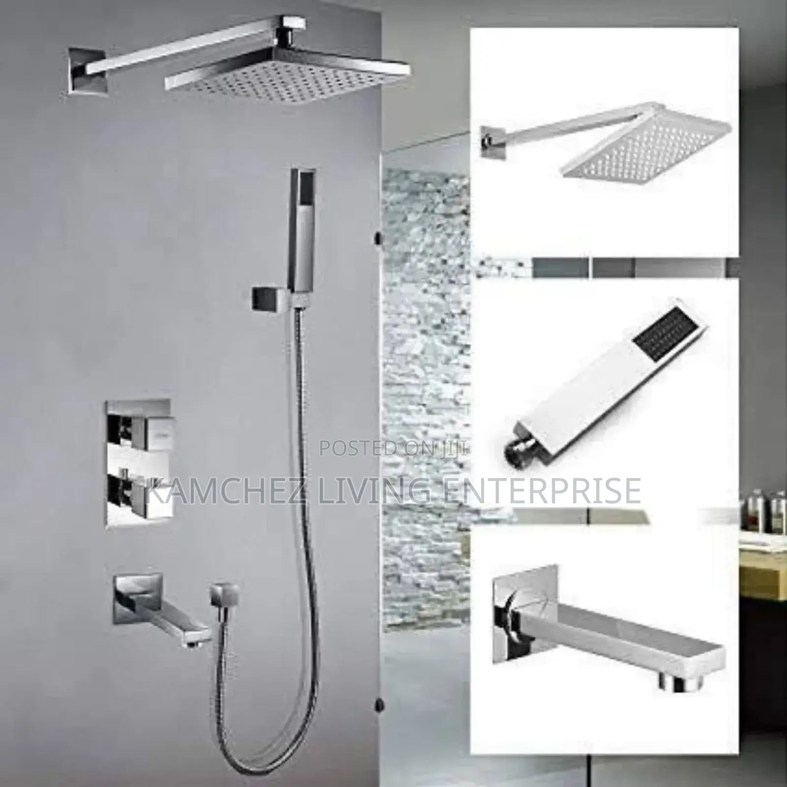 Luxury Antirust 5 Ways Conduit Shower
