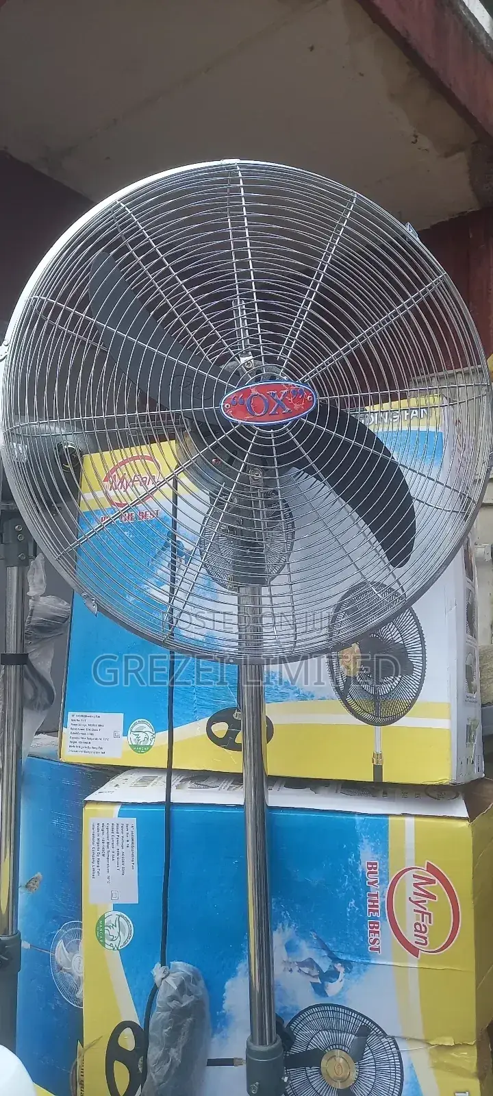 Ox Industrial Standing Fan 20inch