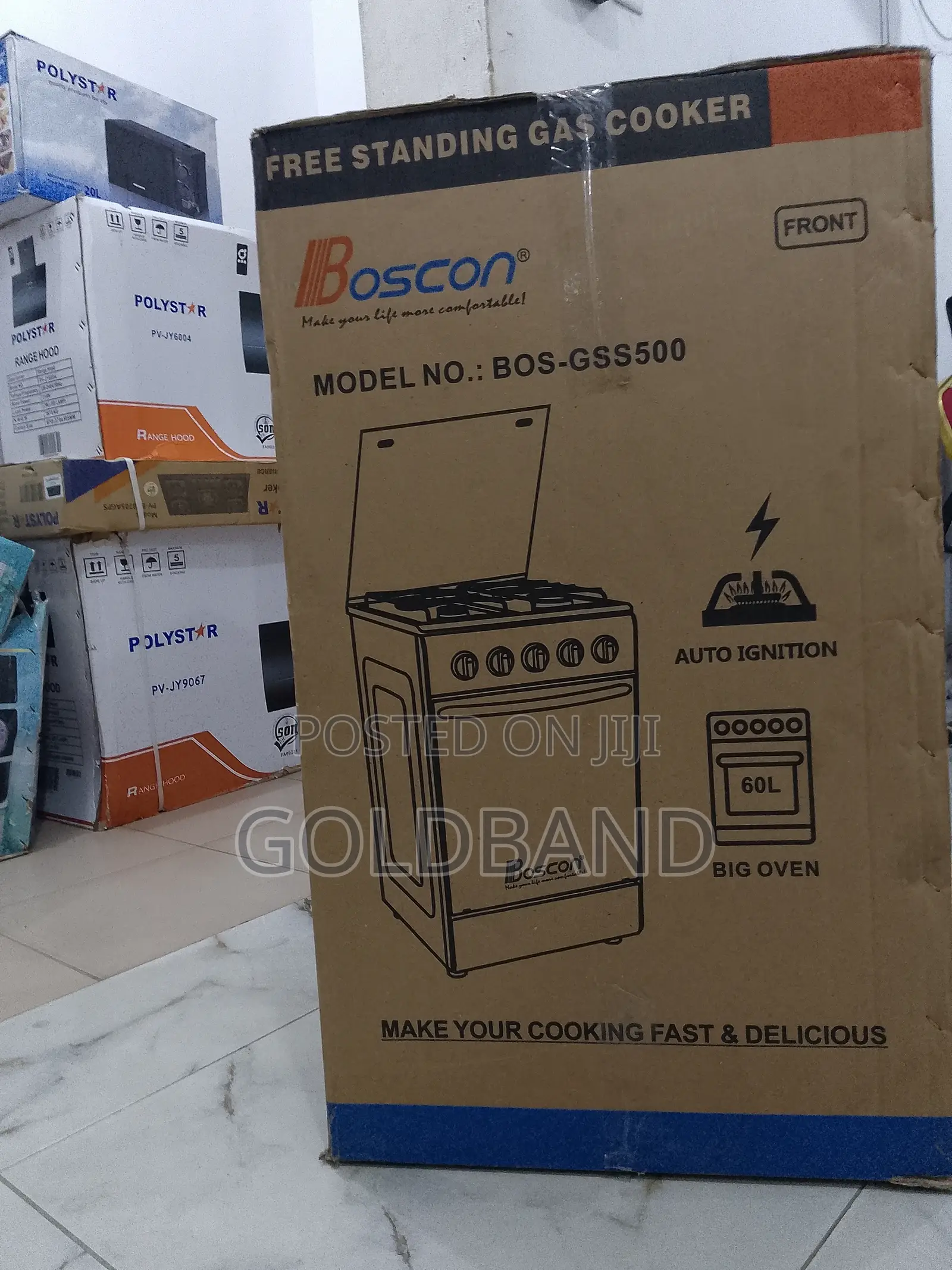 Boscon (Bos-Gss500) 3+1 Advanced Burner Gas Cooker