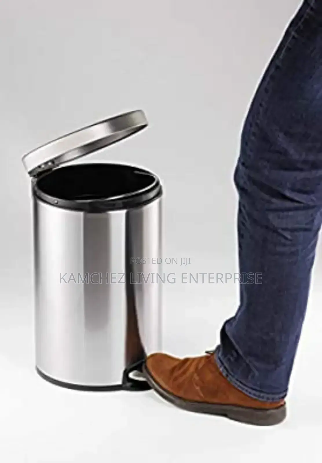 Stainless Steel Pedal Bin – Silent Close, Detachable Inner