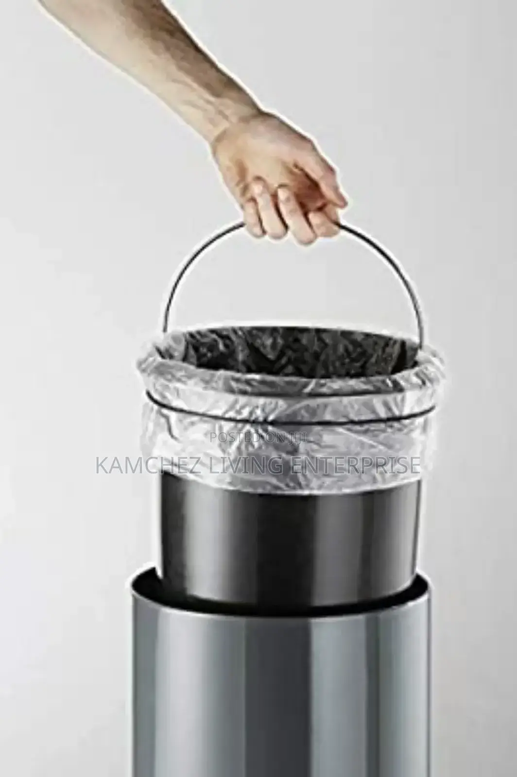 Stainless Steel Pedal Bin – Silent Close, Detachable Inner