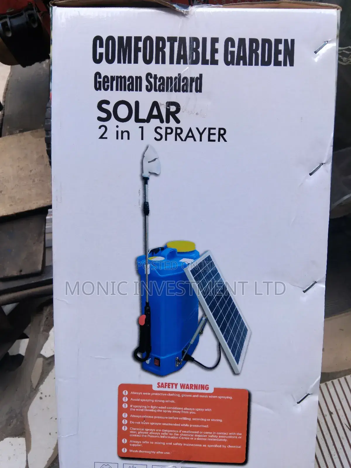 2in1 Rechargeable Knapsack Sprayer