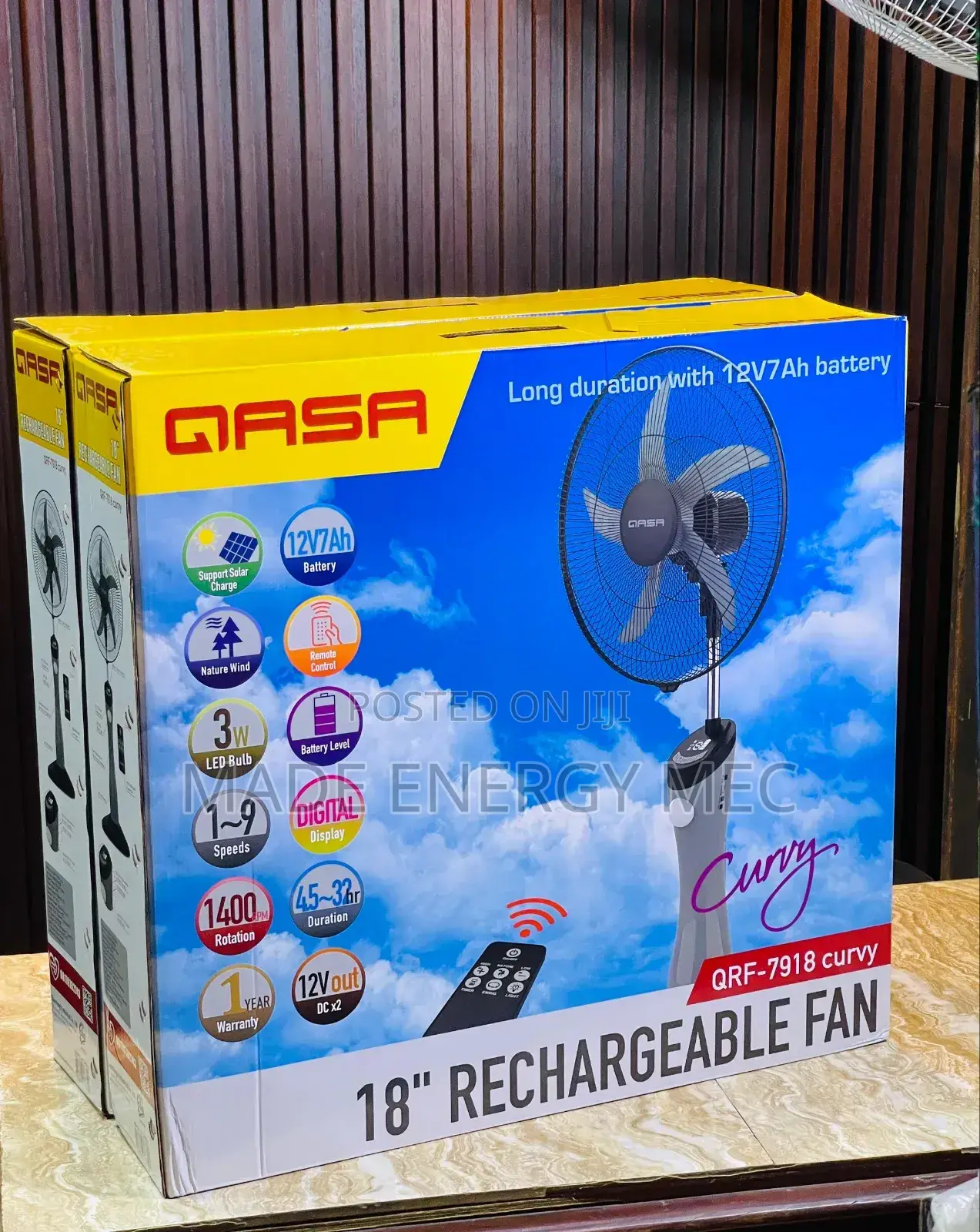 Rechargeable Fan
