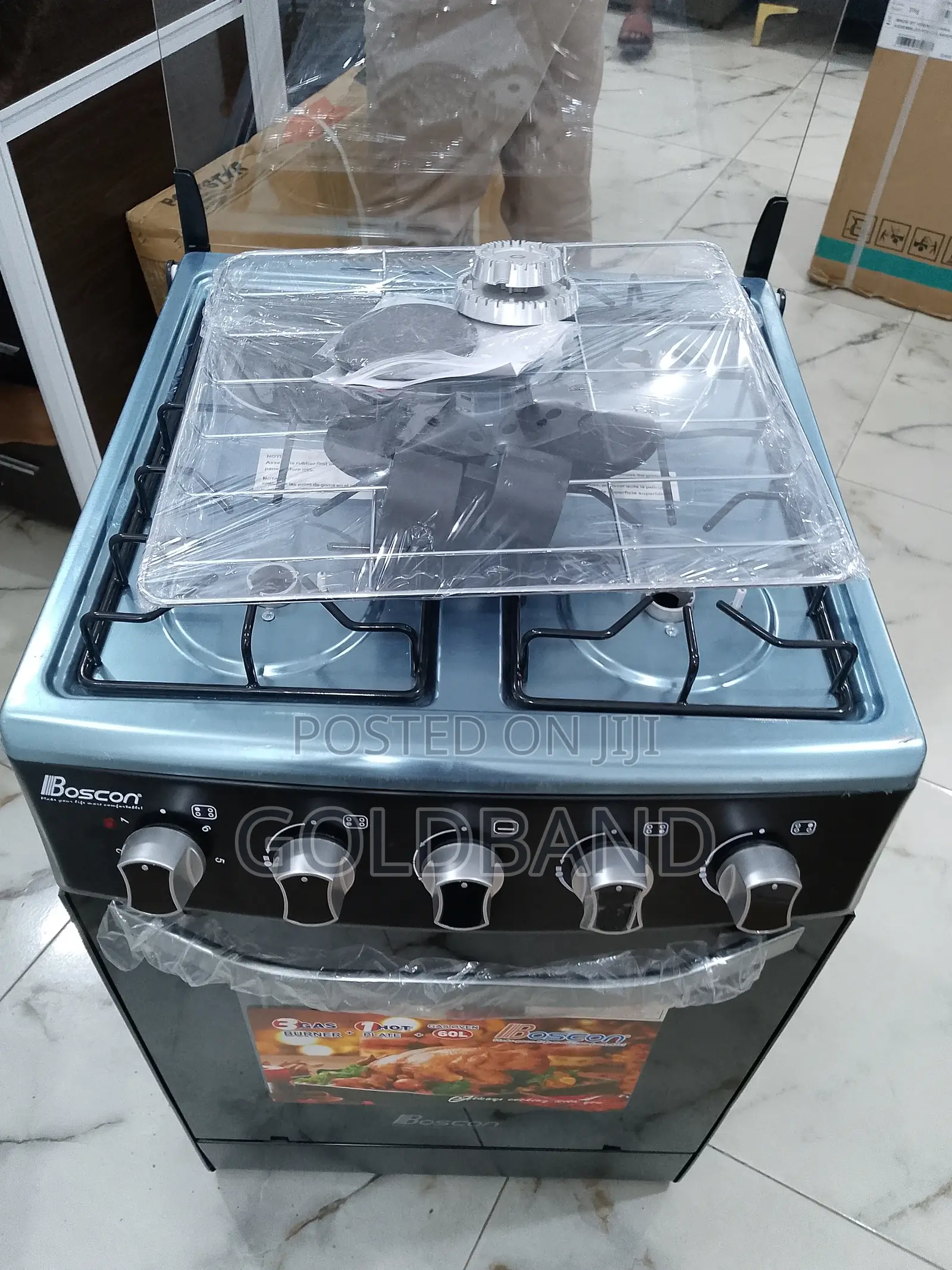Boscon Bos-Gss500 3+1 Burner Gas Cooker (Sizzling Sensation)