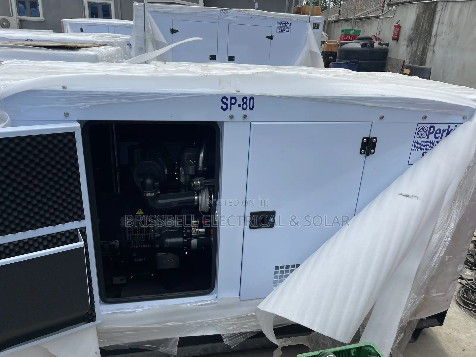 Brilliant England Perkins Soundproof Diesel Generator 80kva