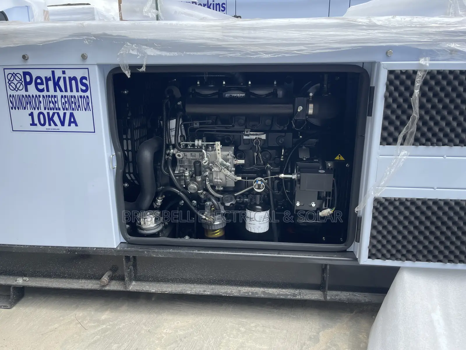 Brilliant England Perkins Soundproof Diesel Generator 10kva