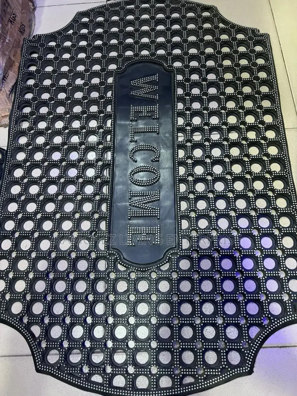 PVC Rubber Welcome Mat – Durable, Weather-Resistant Doormat