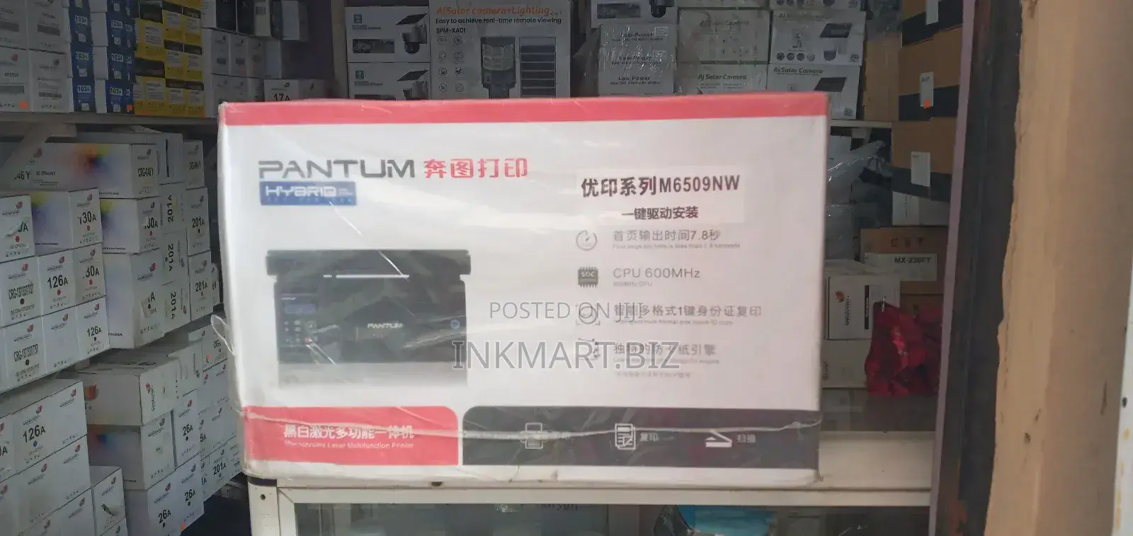 M6509nw Wireless Mono Multifunction Laser Printer (Pri