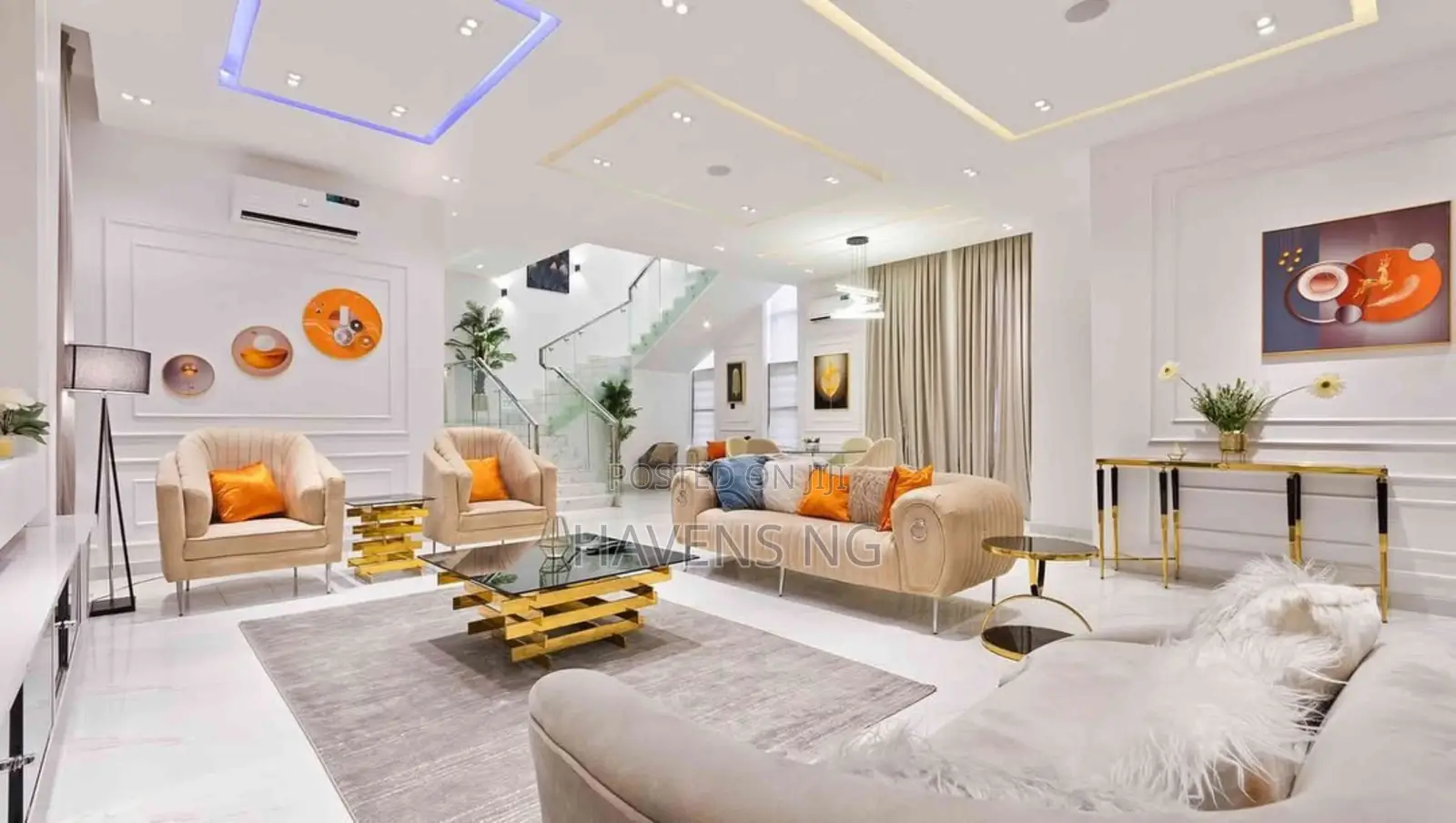 Posh 5-Bedroom Smart Duplex in Ologolo, Lekki