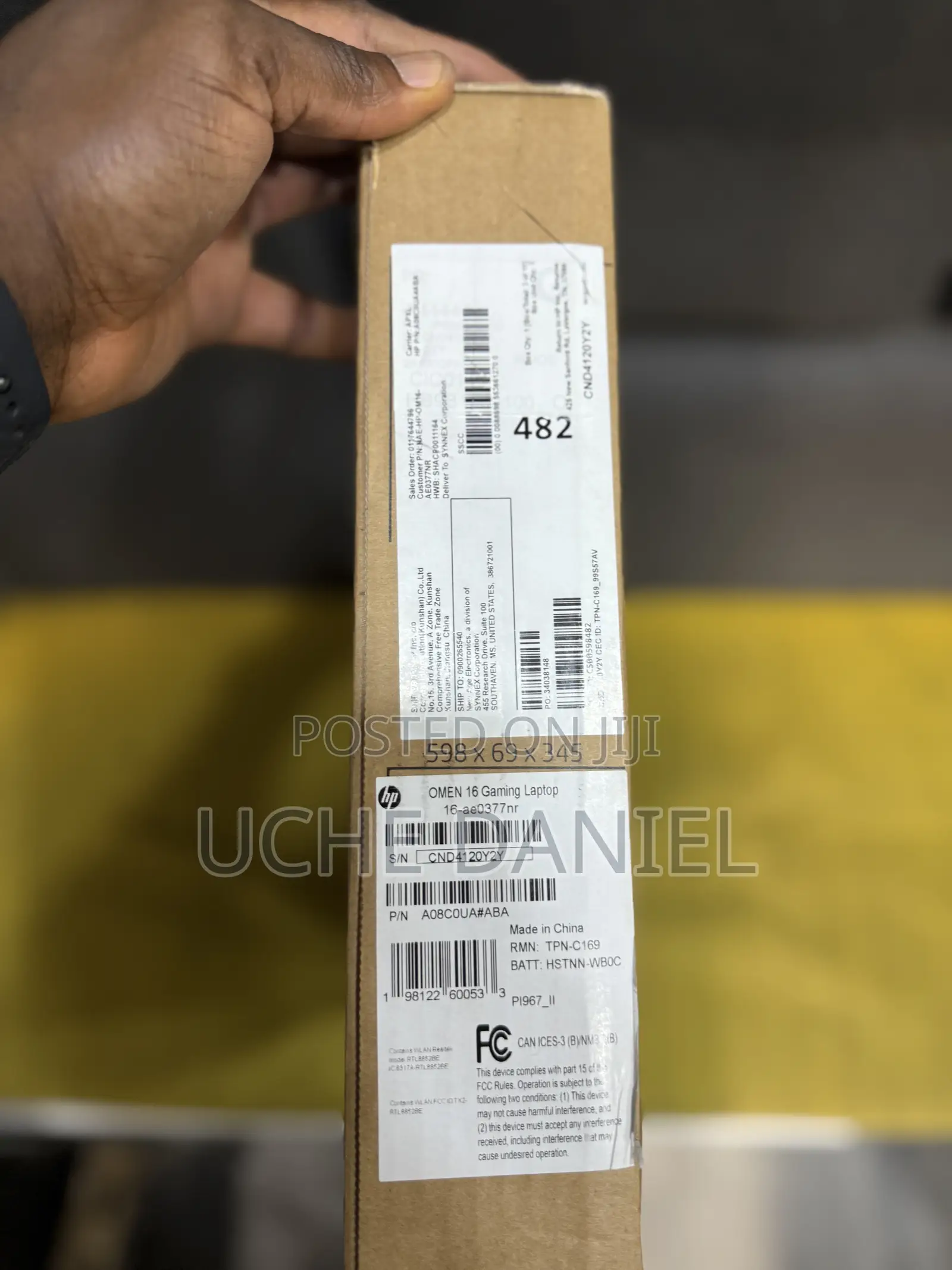 New Laptop HP Omen 16 16GB Intel Core I7 SSD 512GB