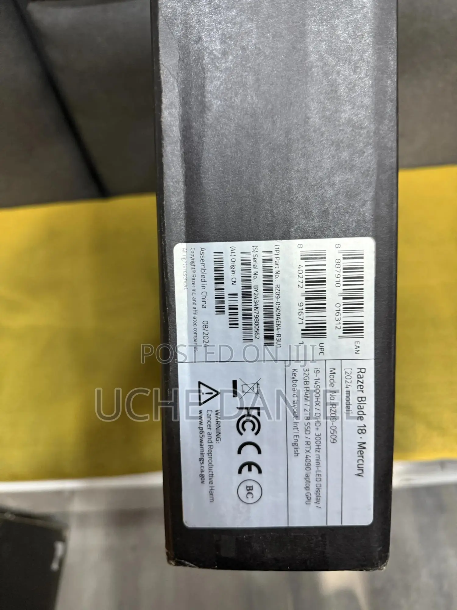 Laptop Razer Blade 32GB Intel Core I9 SSD 2T