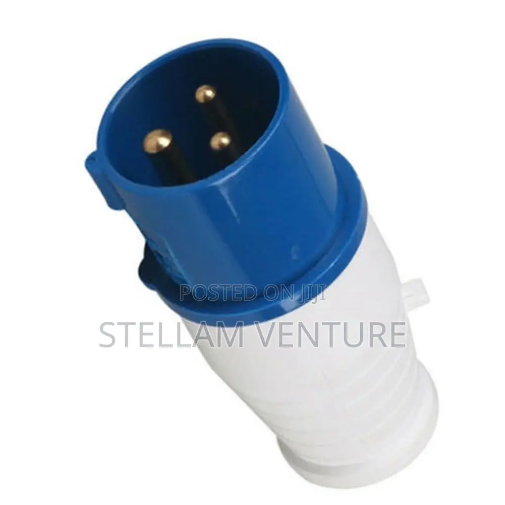 16 Amps 1 Phase 3 Pin Electric Plug
