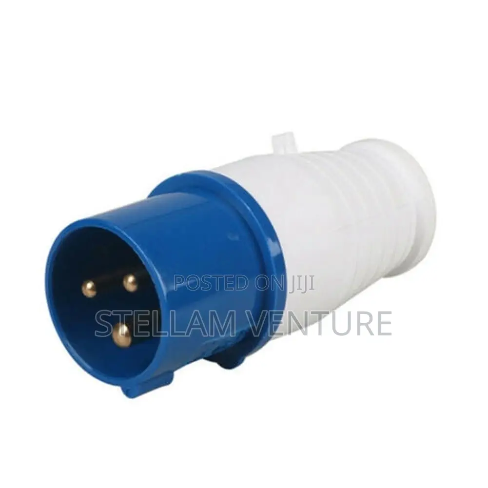 16 Amps 1 Phase 3 Pin Electric Plug