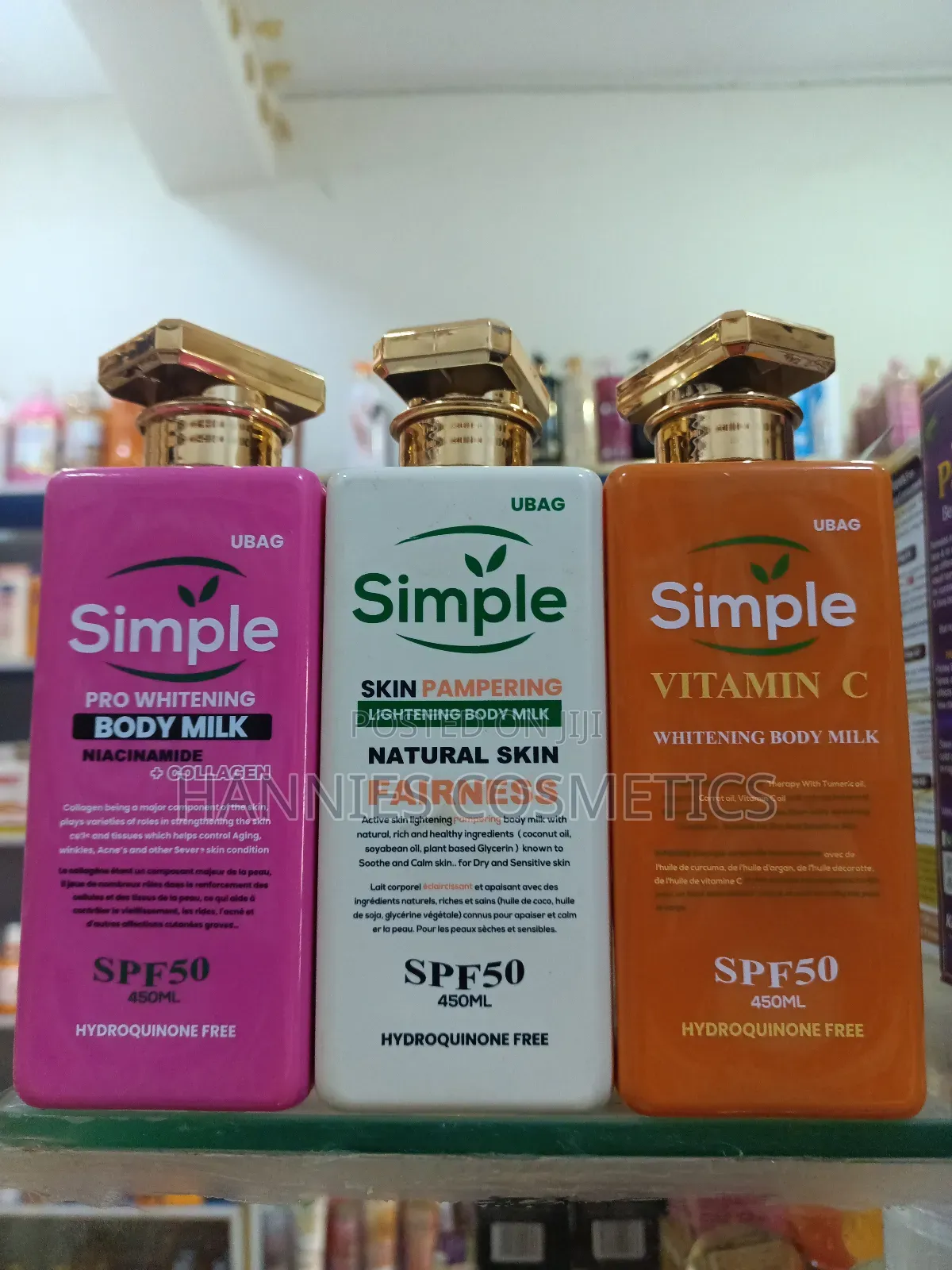 Simple Whitening Body Milk