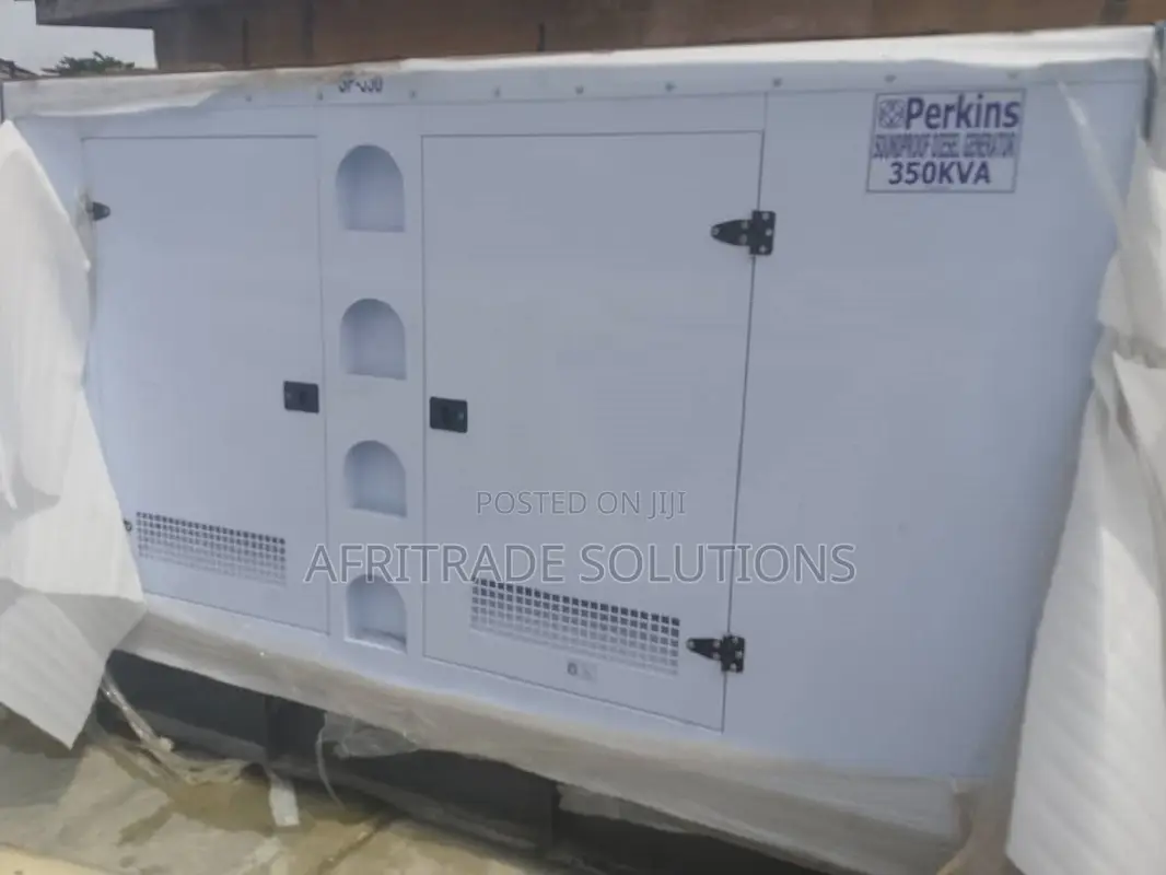 New Original White 350kva-Perkins Sound-Proof Generator