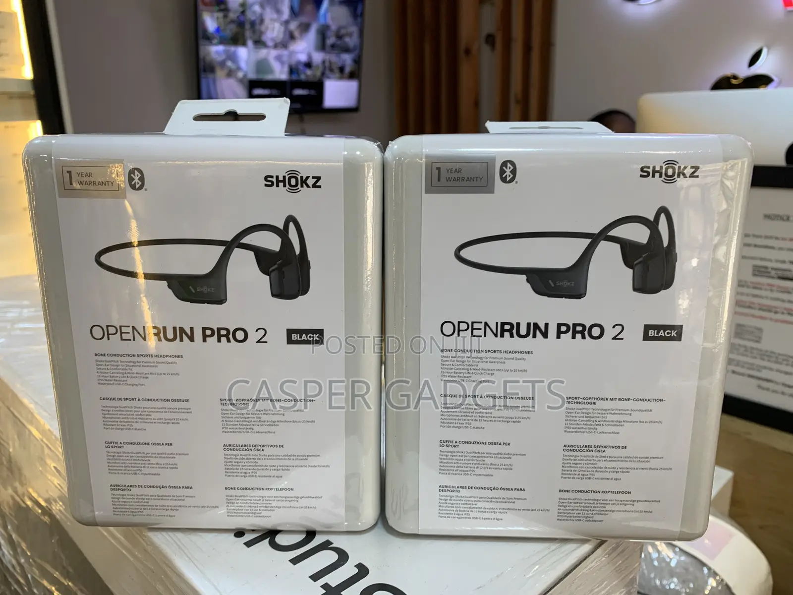 Shokz Openrun Pro 2 Wireless Headphones Black