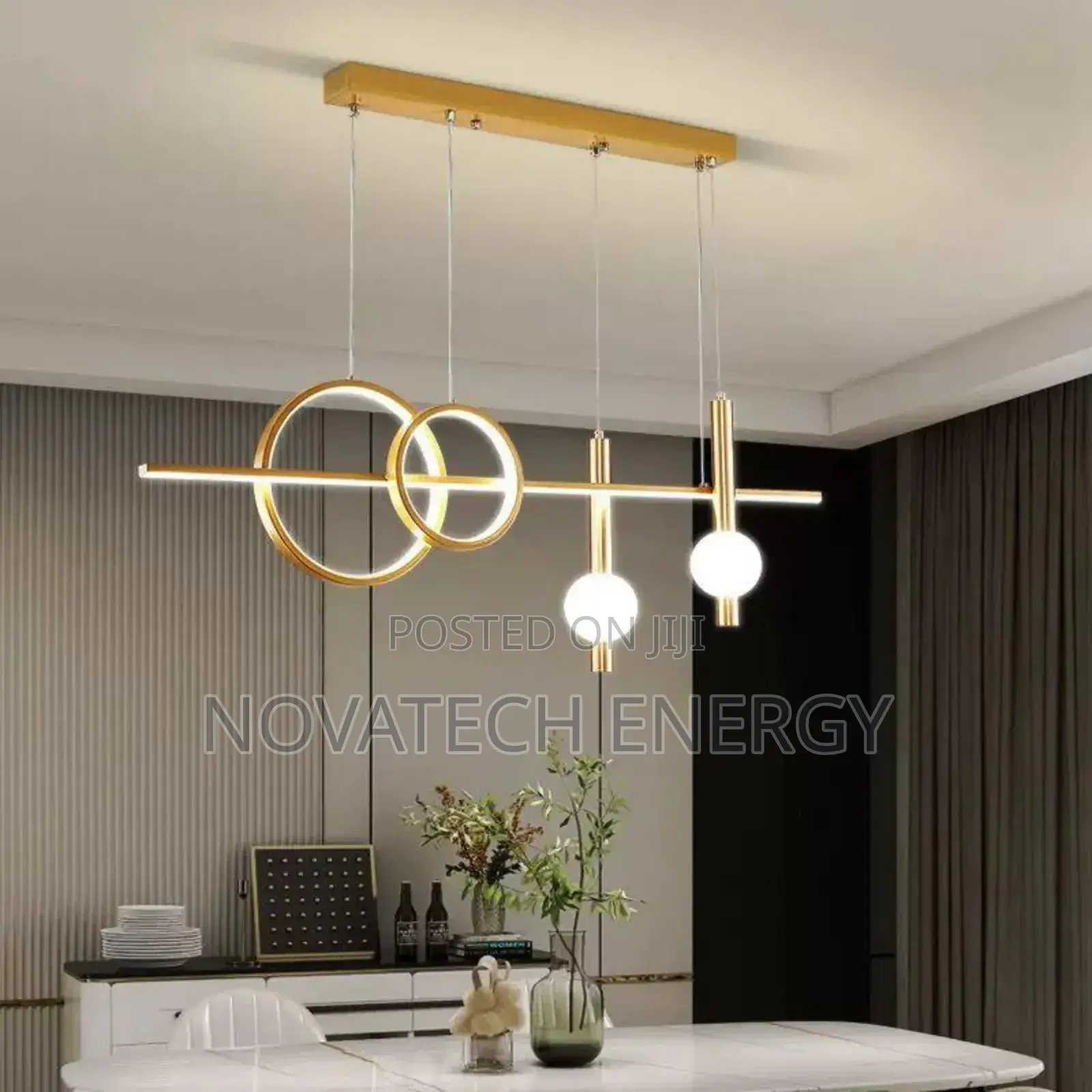 Double Ball Dropping Pendant Chandelier Light Design