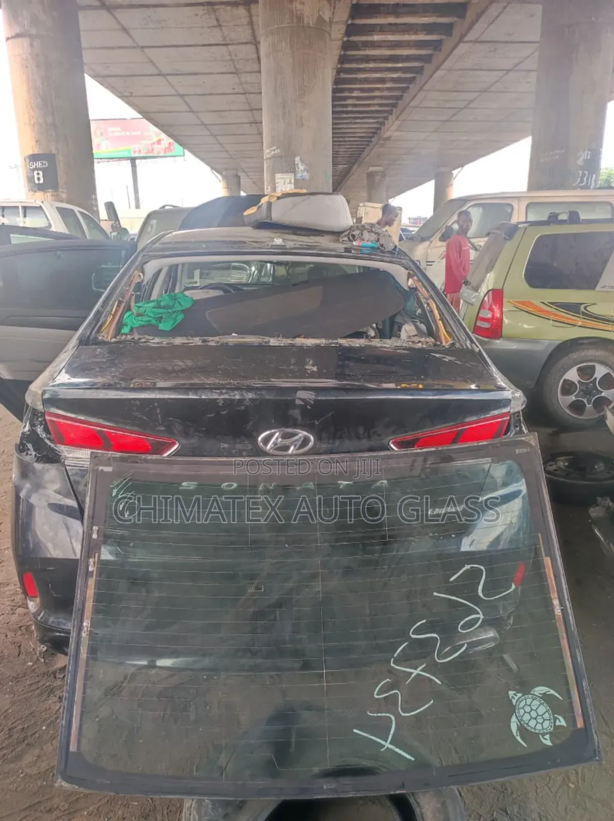 Hyu Sonata 2018 Back Glass We Deliver Install