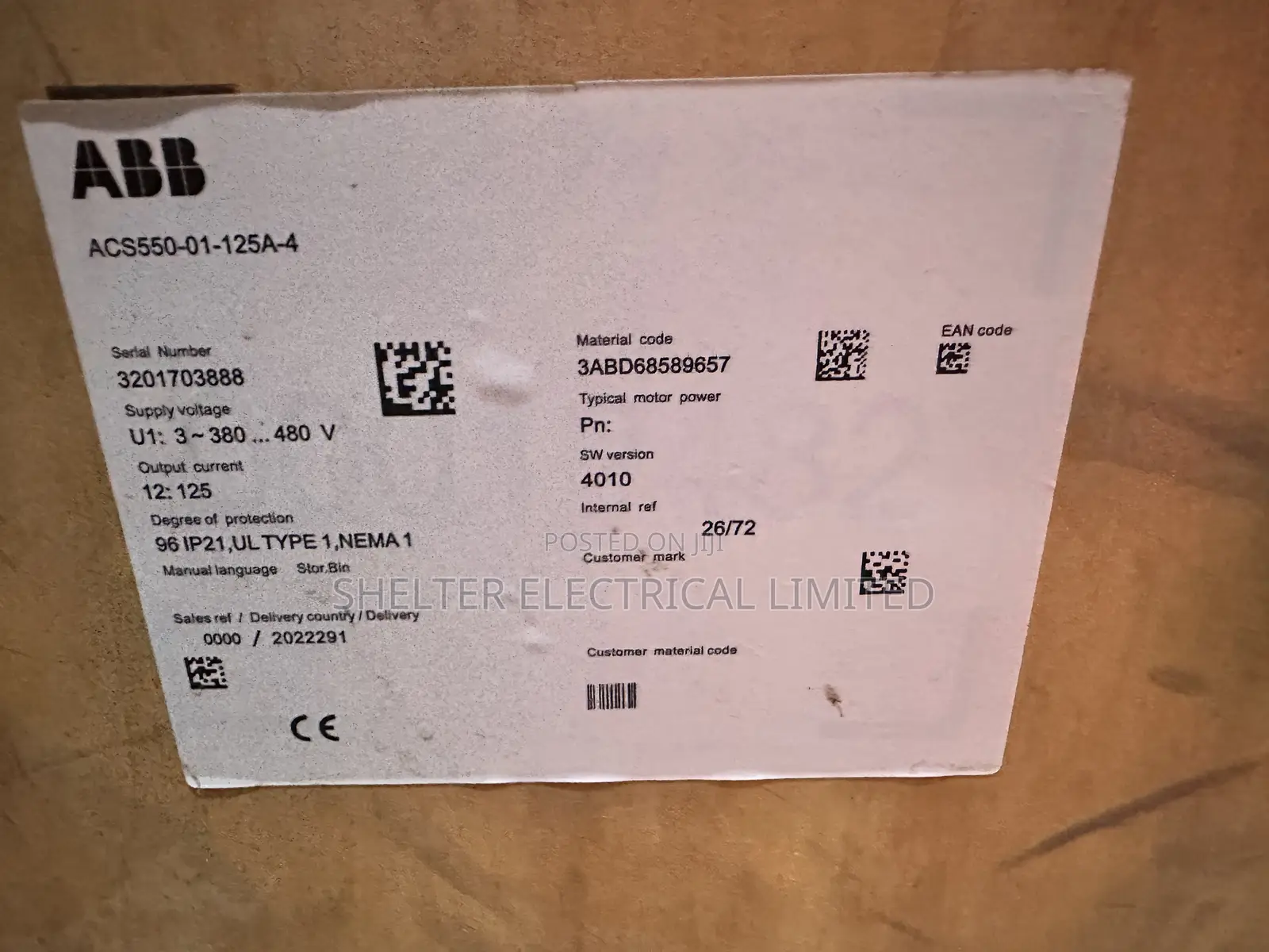 55kw Abb Variable Frequency Drive