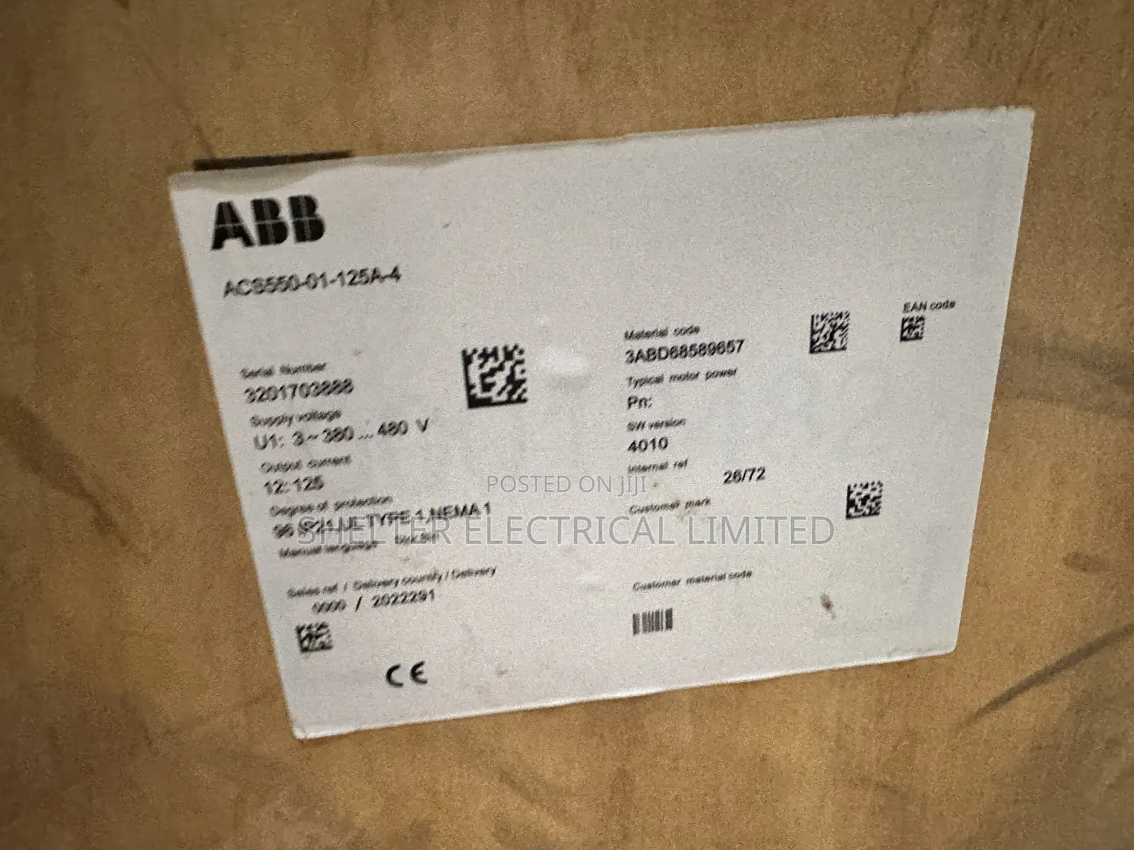 55kw Abb Variable Frequency Drive