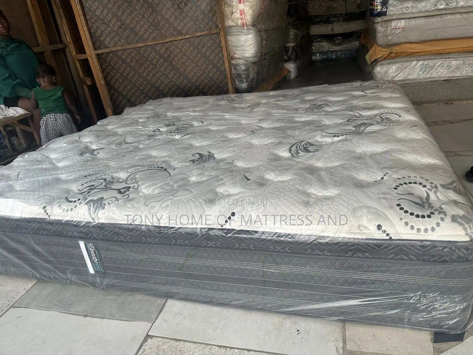 6 by 6 Posturepedic Foreign Mattress, 12 Inches Hight