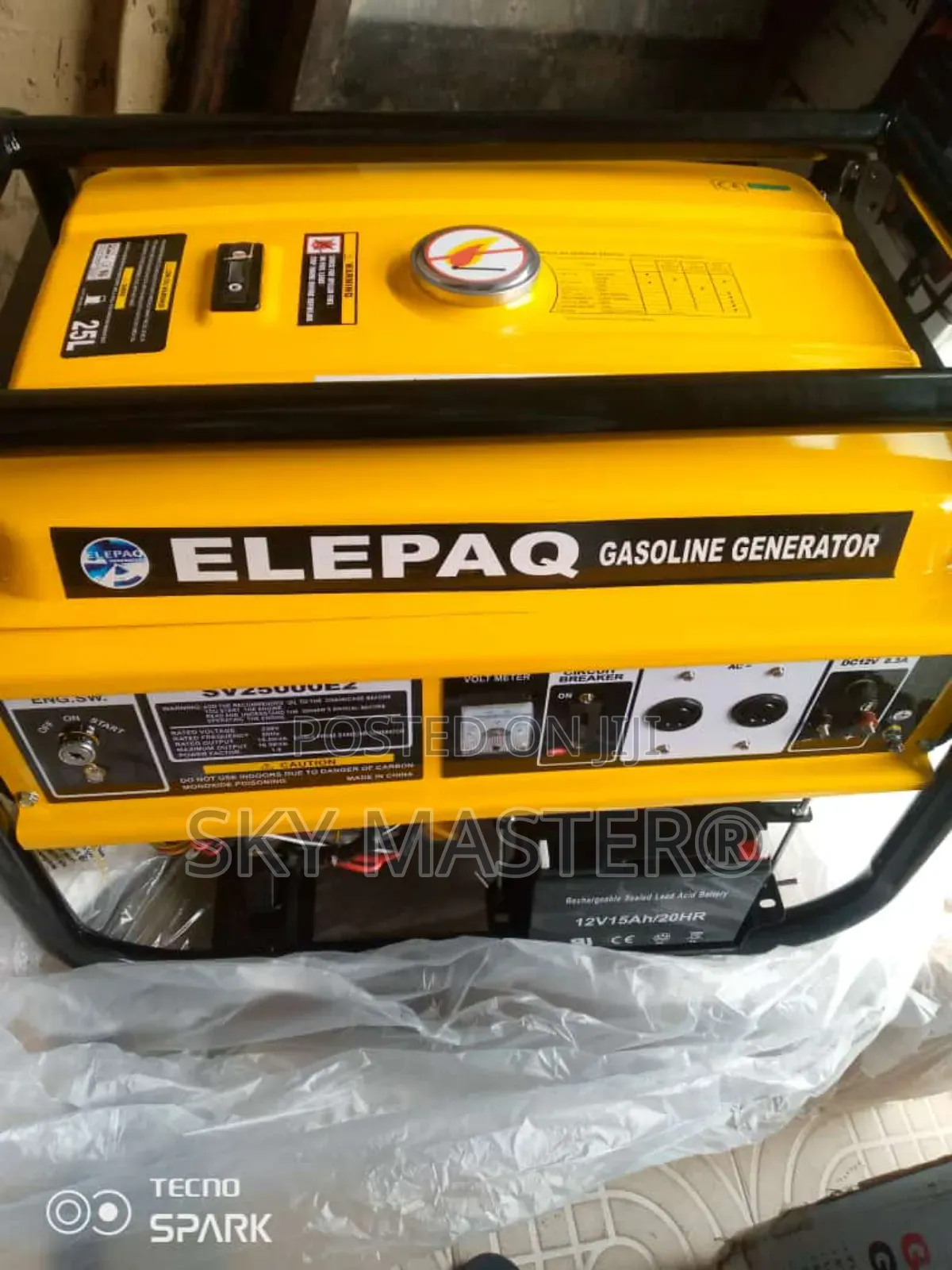 Key Start Gasoline Generator