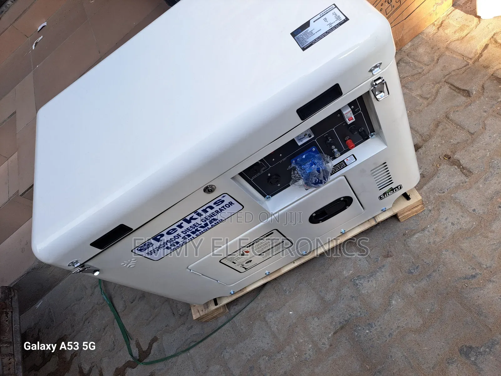 We Have Perkins Diesel Soundproof Generator 10kva 100% Coppe