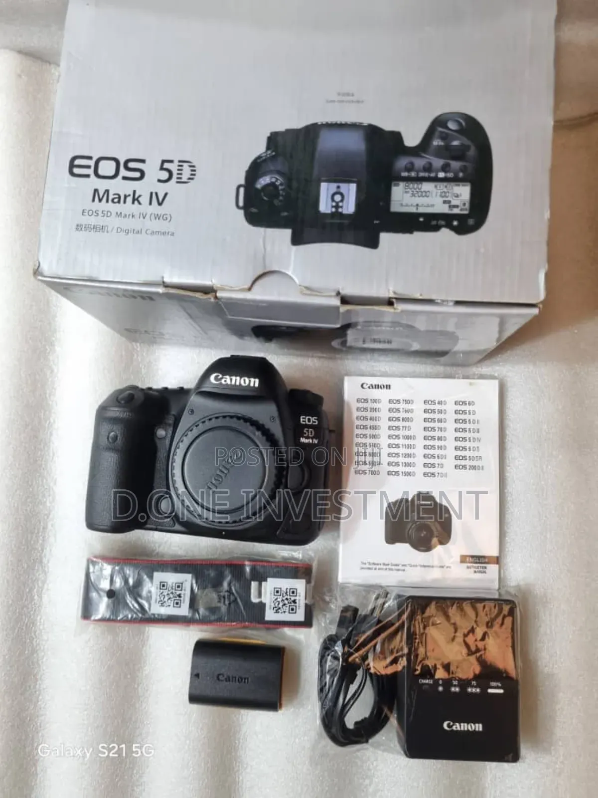 Canon Eos 5d Mark Iv Full Frame Digital Camera (Body)