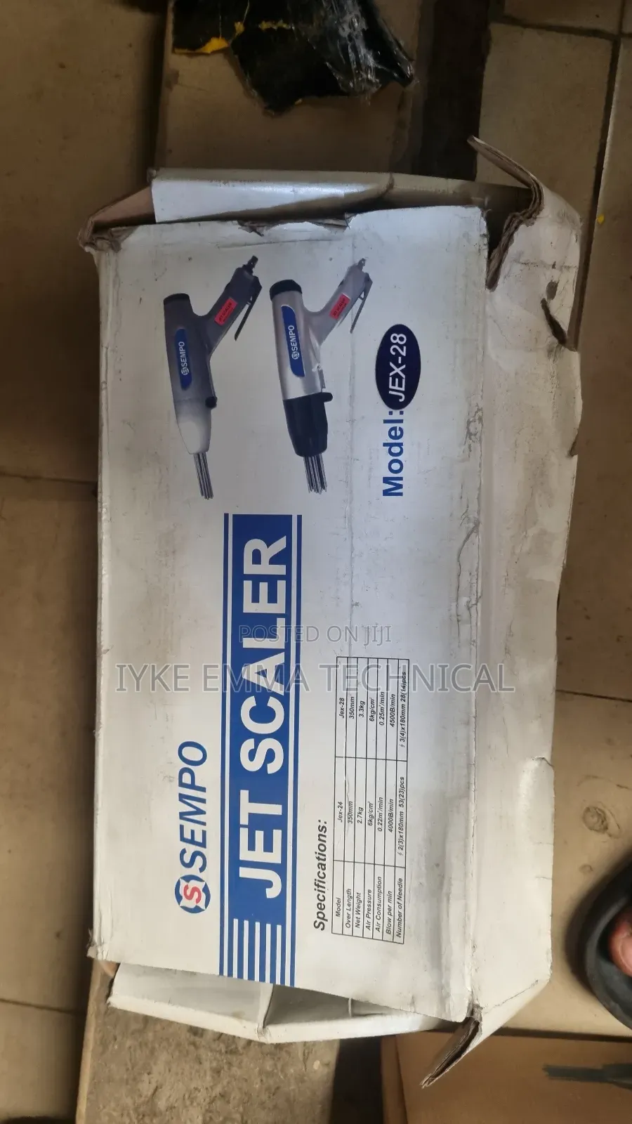 Sempo Sp28 Pneumatic Needle Scaler Jex 28