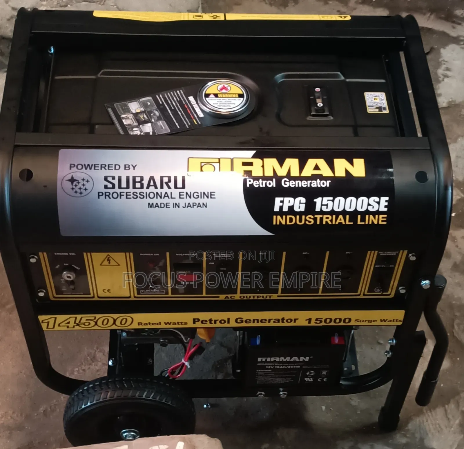 Powered by Subaru 15kva Firman Gen Zero Noisy  Copper Coil