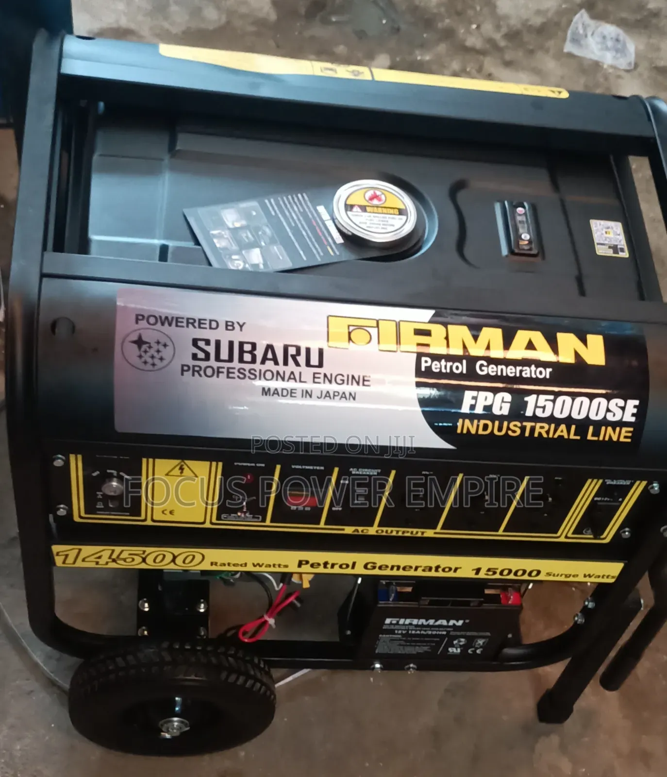 Powered by Subaru 15kva Firman Gen Zero Noisy  Copper Coil