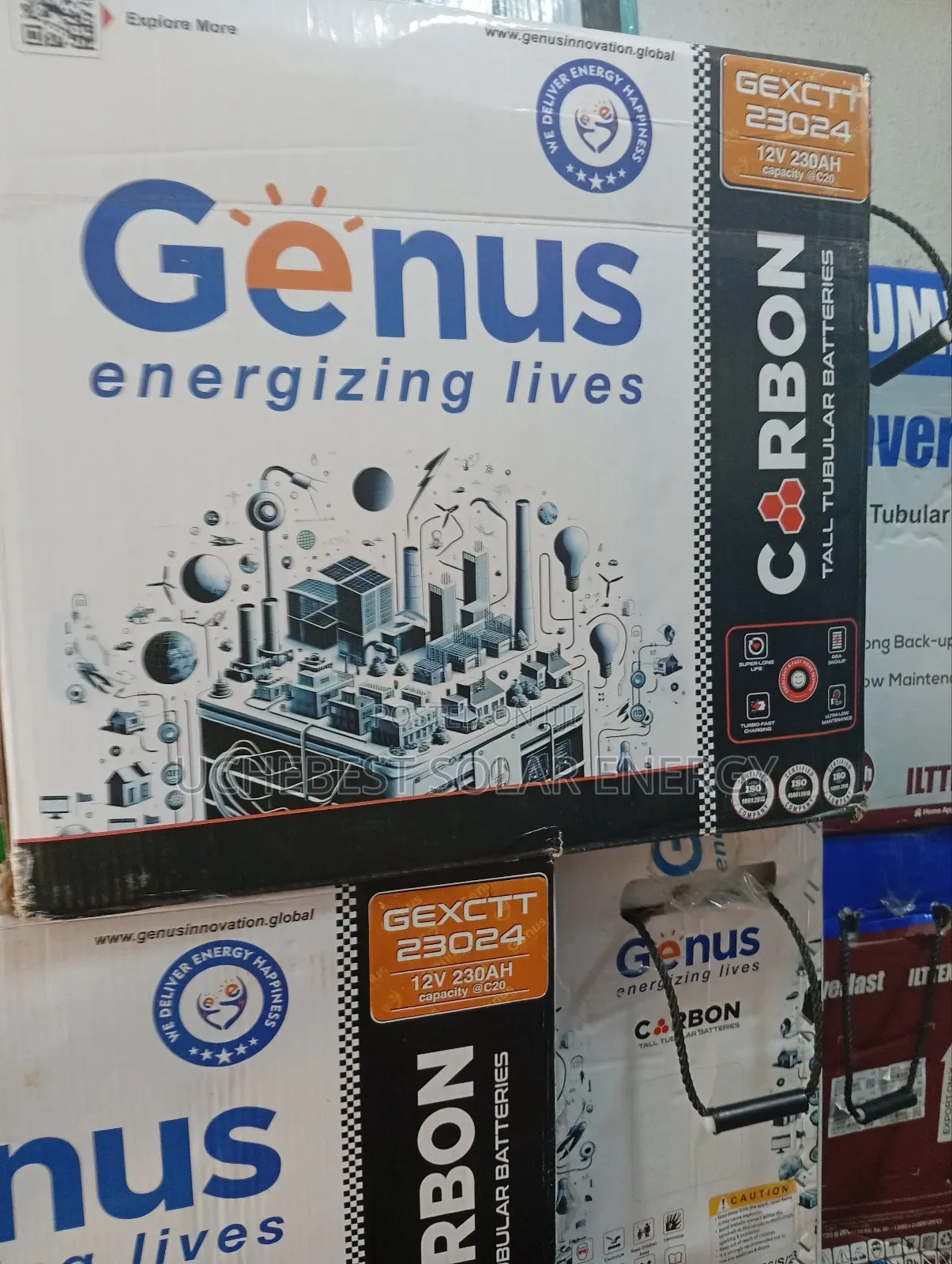 230ah 12v Genus Tubular Battery