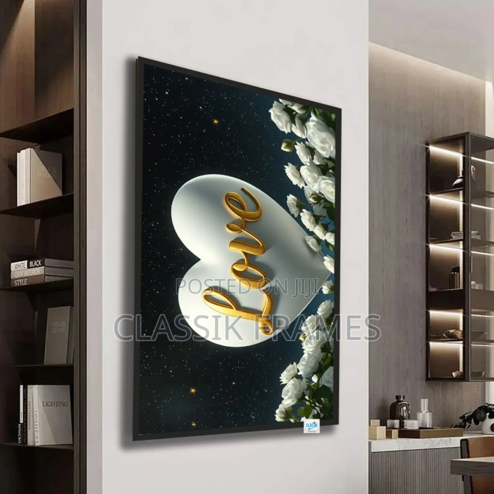 Classik Framed Oil Canvas Painting Wall Arts