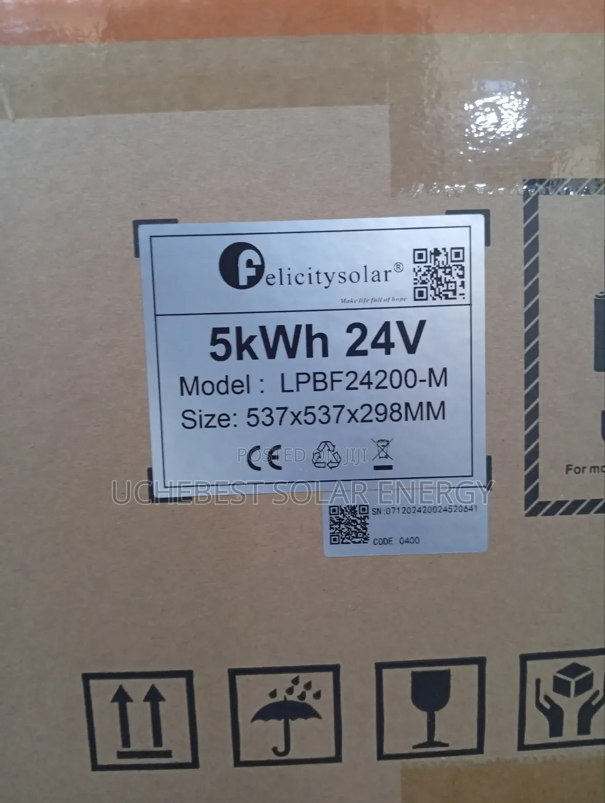 Felicity Lithium Ion Battery 5kwh 24v