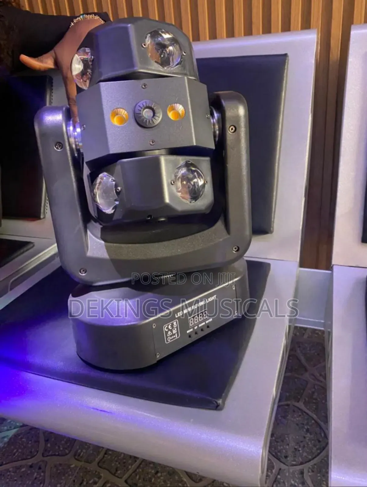 Led Three 3 Arm Wind Laser Moving Head Beam Stage Light