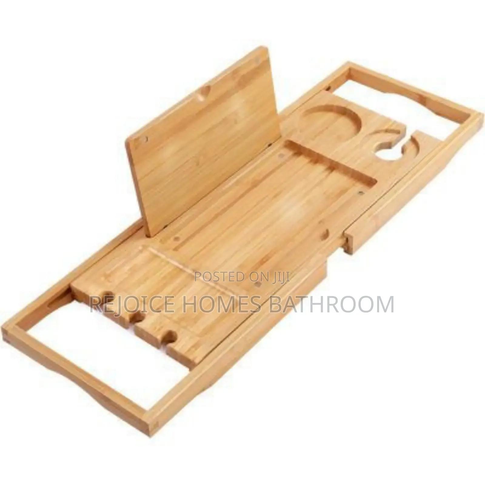 Wooden Freestand Bathtub Shelf/Rack/Tray