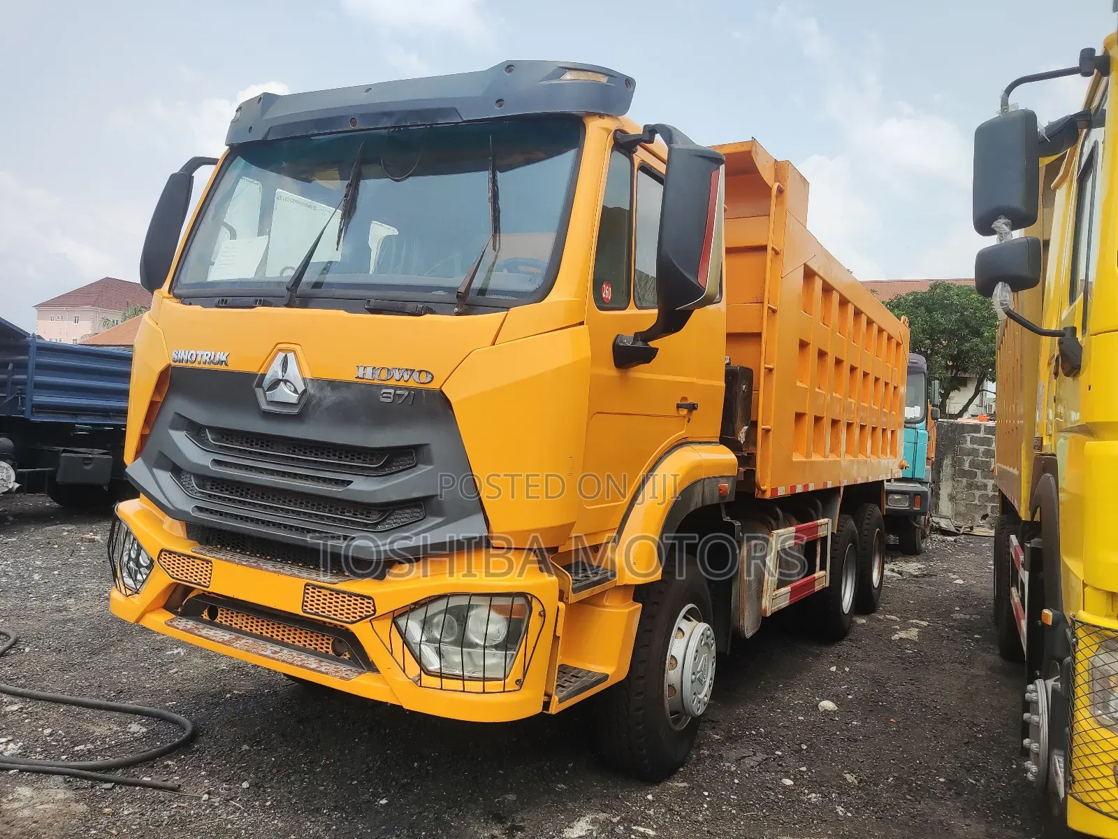 Covid-19 Howo Sinotruk 371 Dump