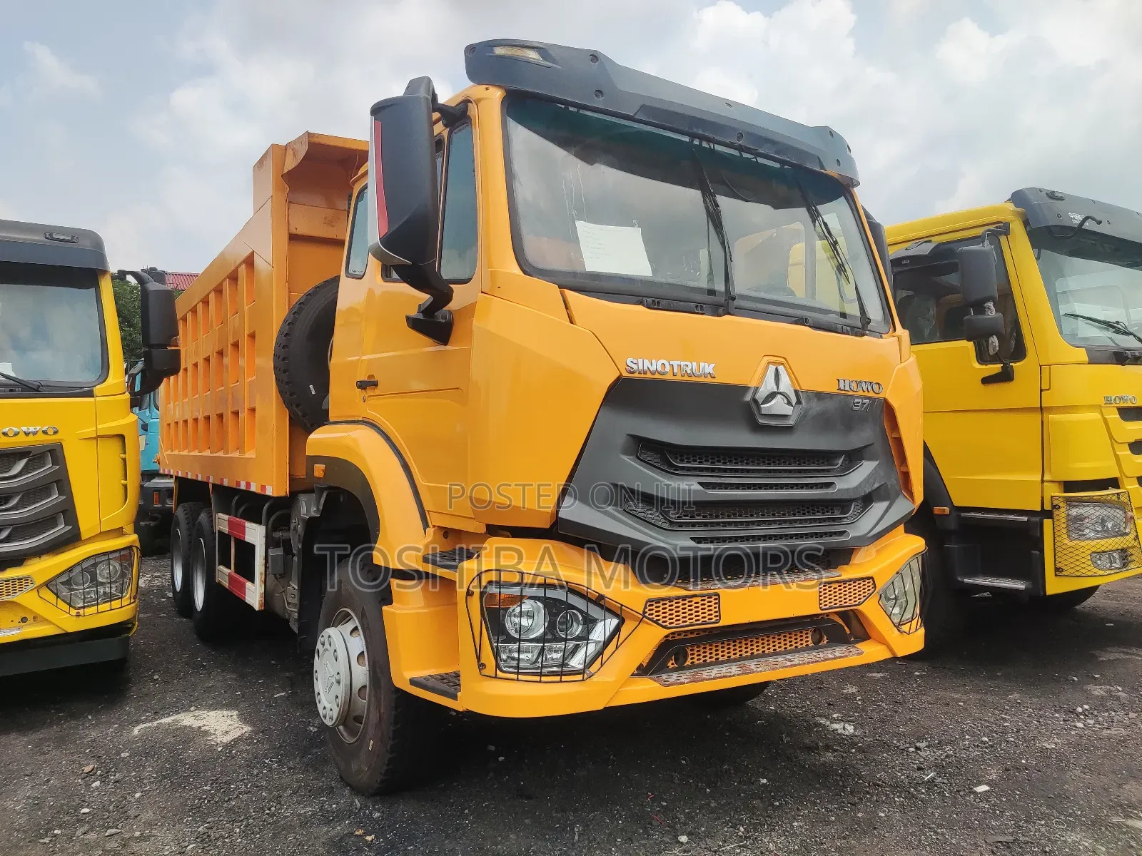 Covid-19 Howo Sinotruk 371 Dump