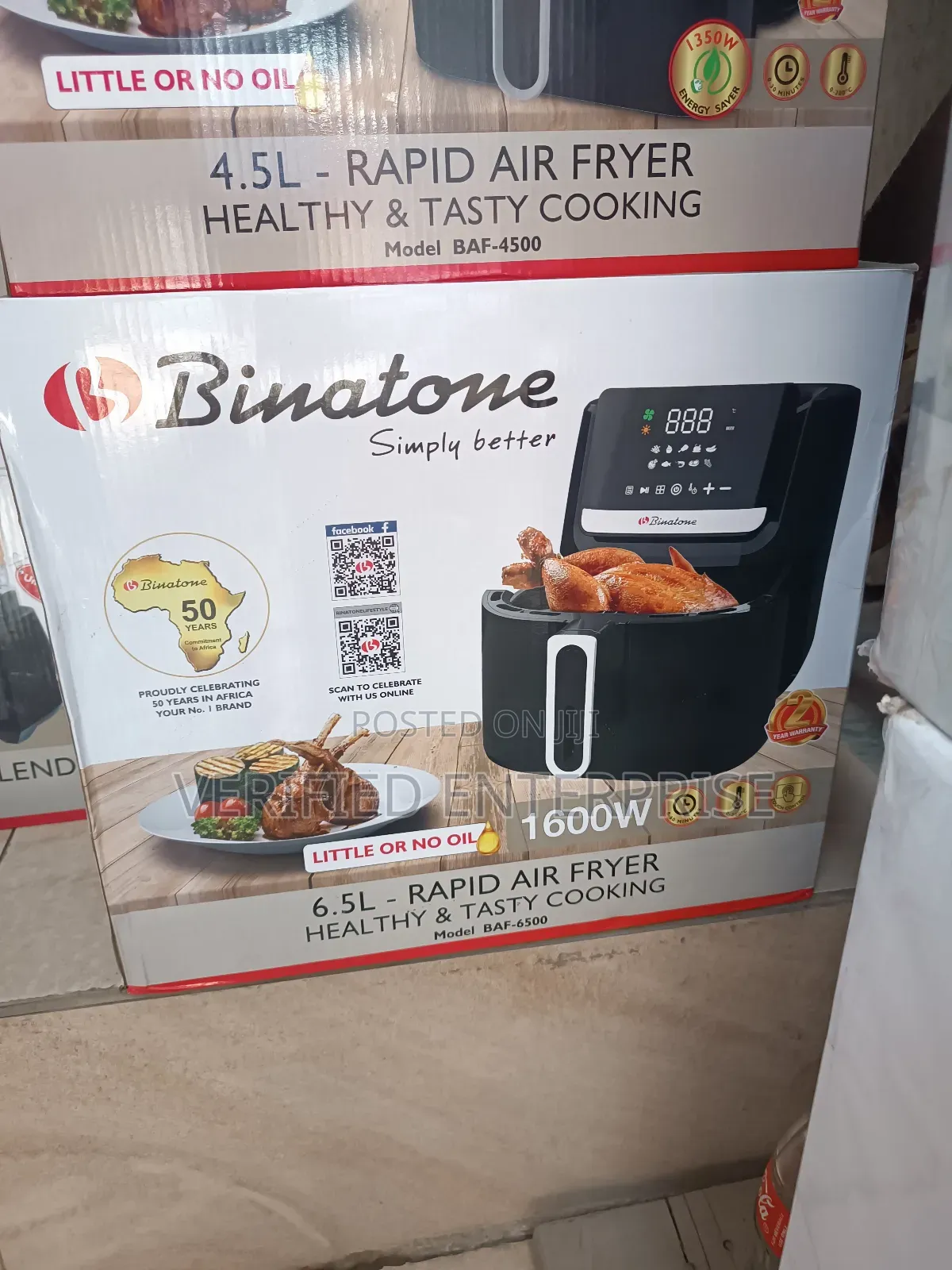 Binatone Air Fryer - 6.5l