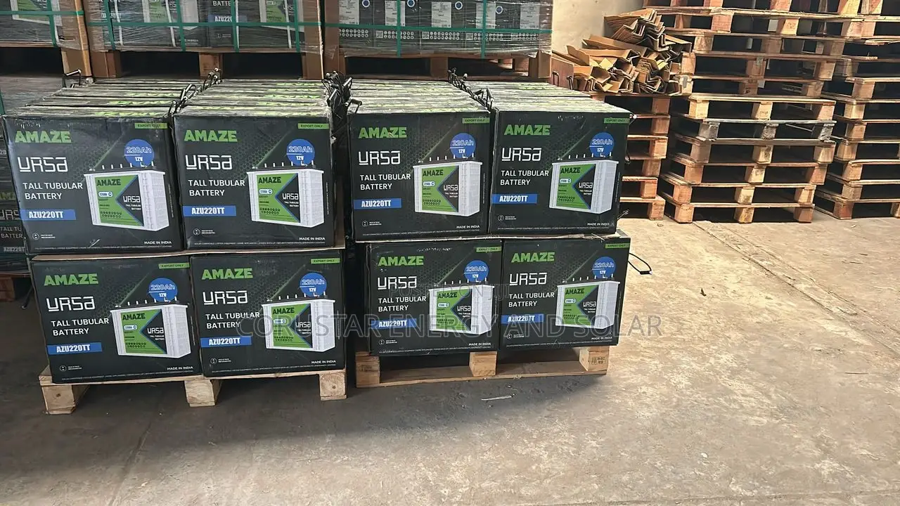 Amaze Ursa Tall Tubular Battery 12v 220ah Azu22ott