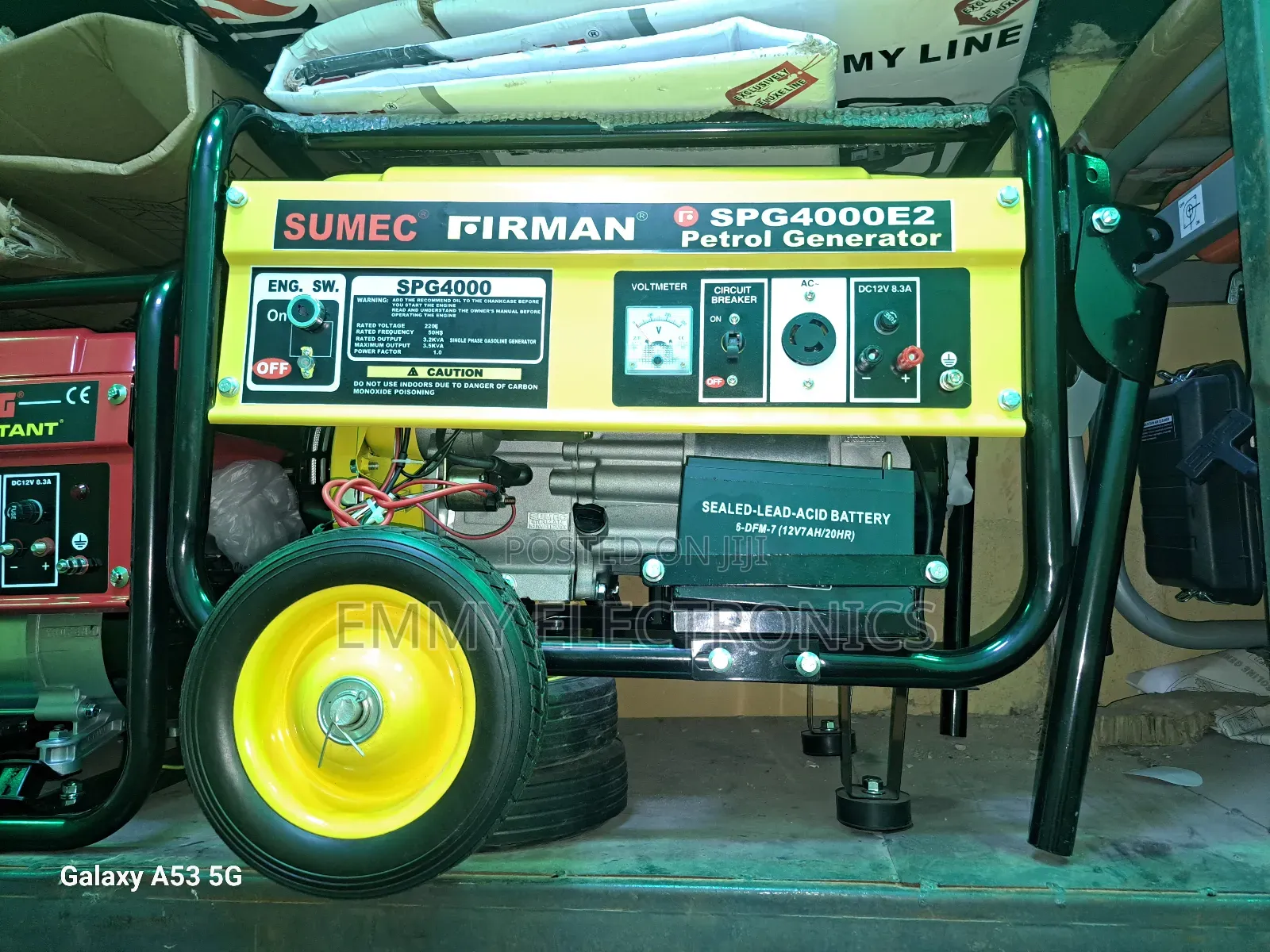 (3.5kva)Sumec Firman Petrol Generator Model Spg4000e2 100%