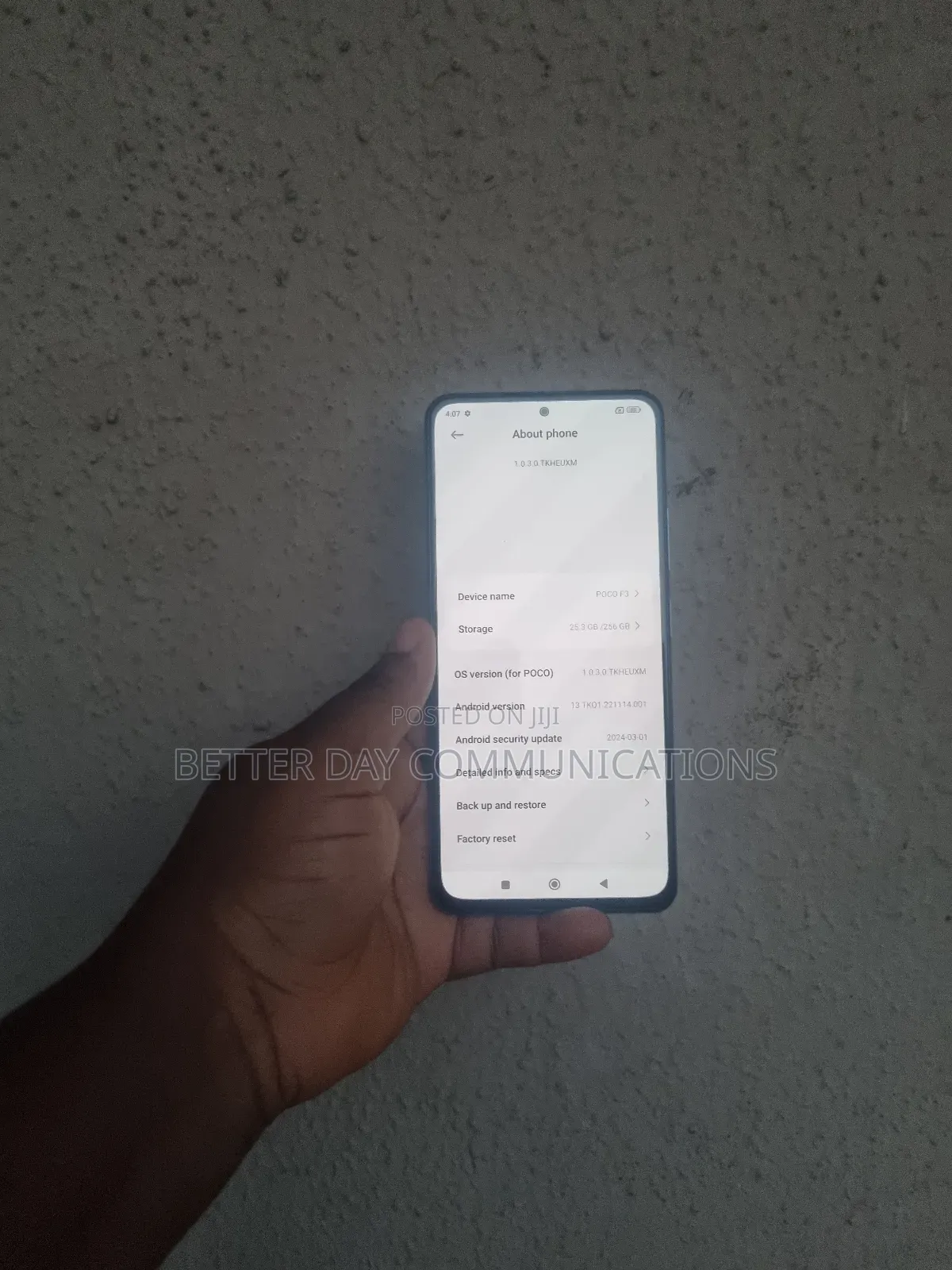 Xiaomi Poco F3 256 GB Blue