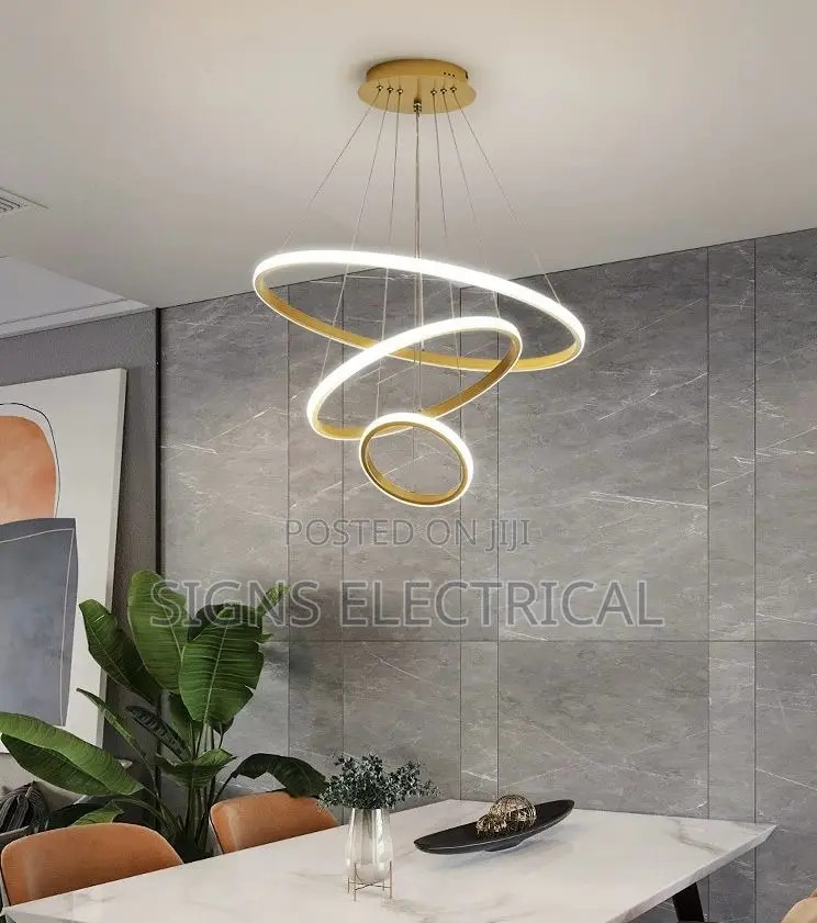 Round Ring Led Ceiling Light Chandeliers