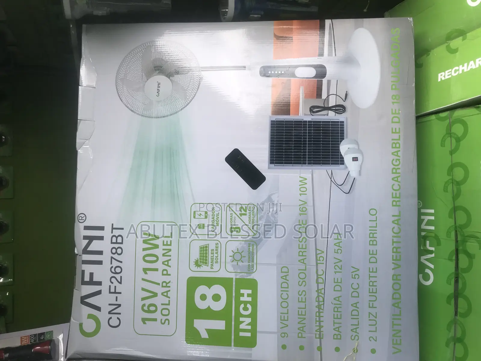 Cvfini Rechargeable Stand Fan